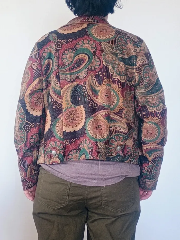 Veste Perfecto imprimé cachemire / paisley M/L - photo numéro 2