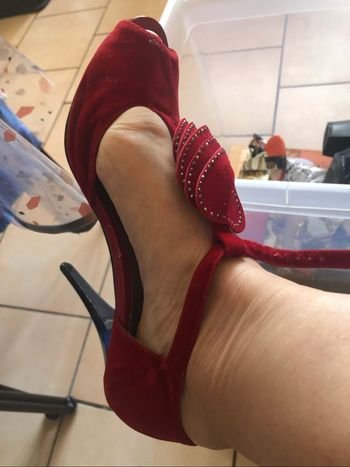 Magnifiques Escarpins rouge