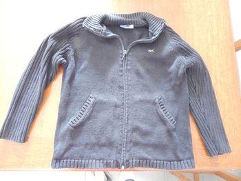Gilet noir garçon 10 ans