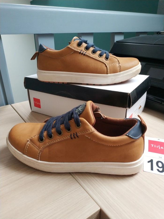 Sneakers basses garçon 34 - photo numéro 4