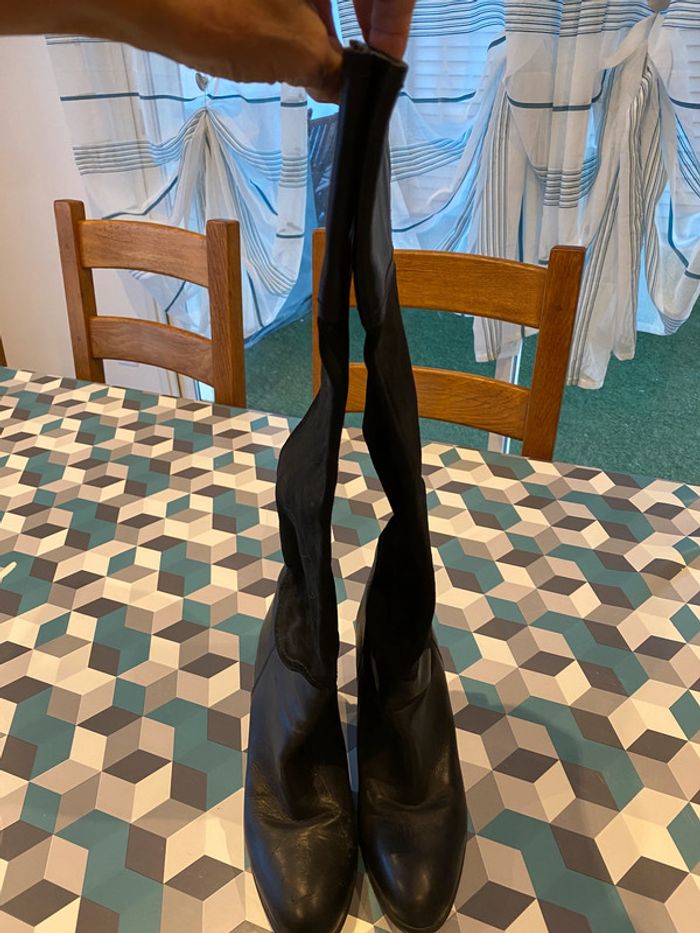 Botte haute cuir - photo numéro 2