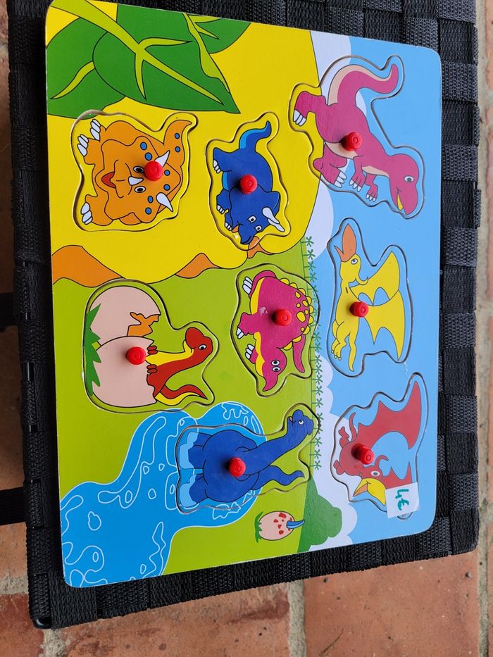 Puzzle bois dino