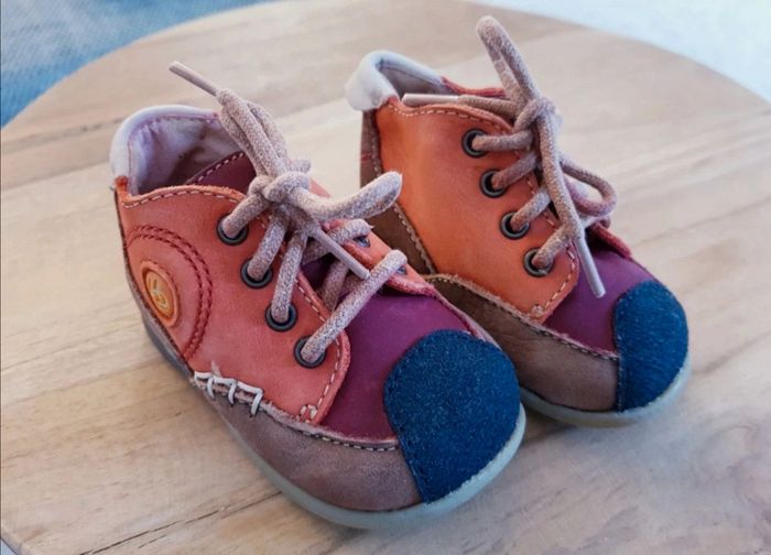 🌺Babybotte Chaussure de marche garçon bébé cuir taille 17