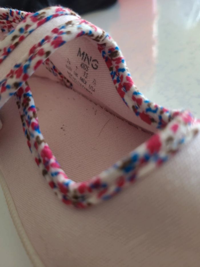 Chaussure d été MNG rose pointure 24 - photo numéro 6