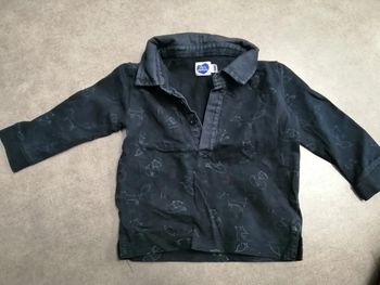 haut tee shirt manches longues polo garcon 18 mois