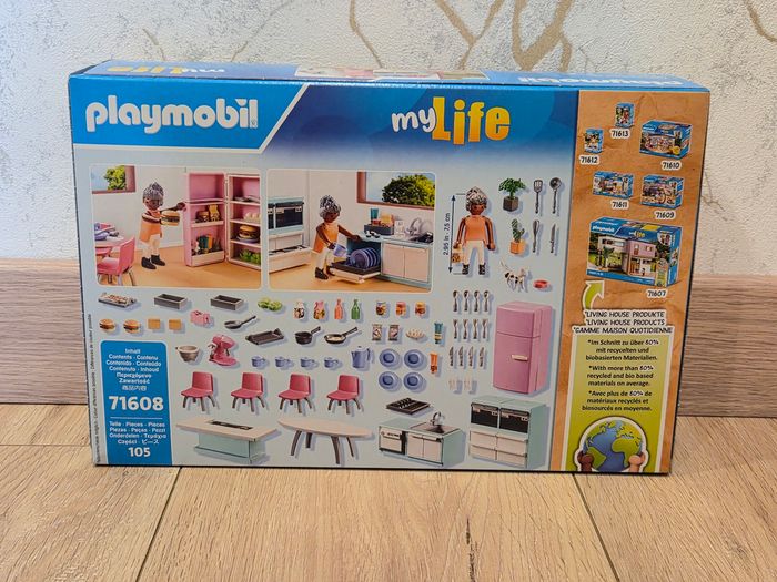 Playmobil my life 71608 cuisine avec îlot central neuf - photo numéro 2