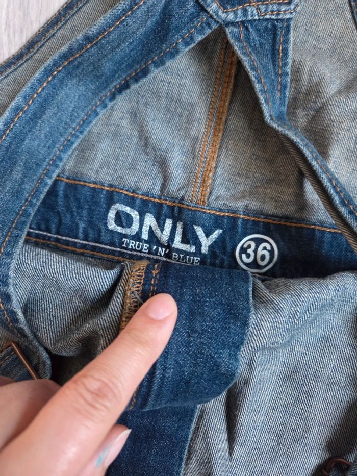 Salopette en jean only - taille 36 - photo numéro 7
