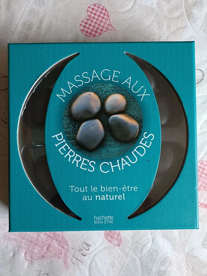 Coffret "massage aux pierres chaudes" Hachette bien-être