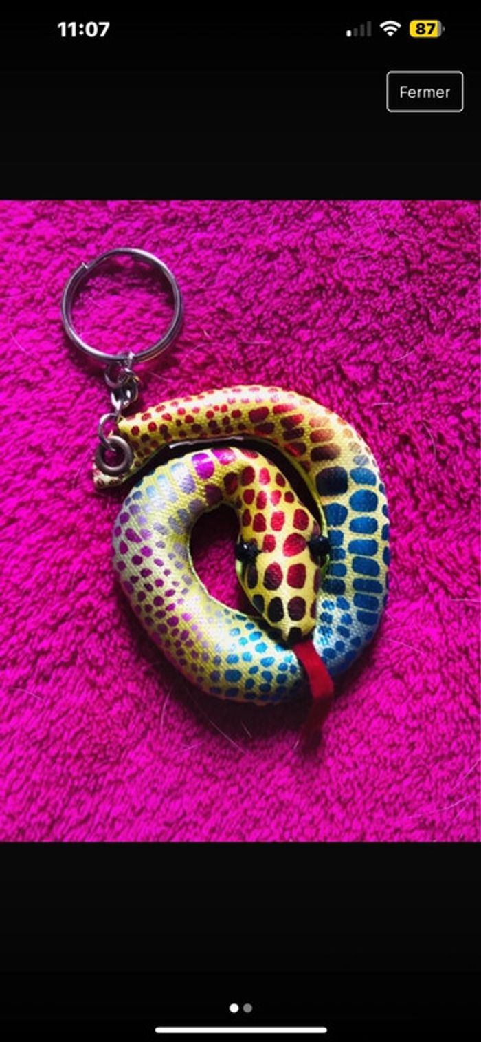 Serpent en sable