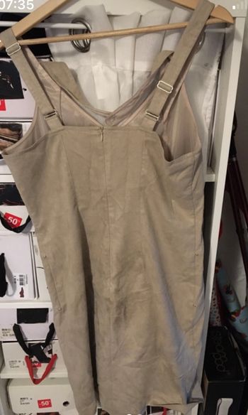 Robe daim marron
