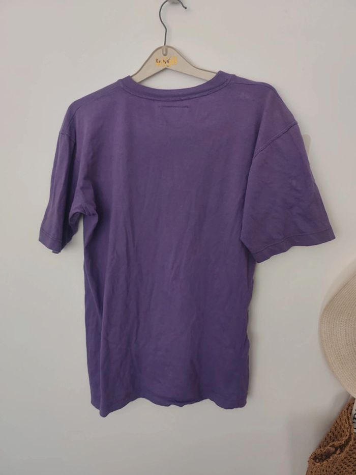 Tshirt vintage violet les sélections continent en coton - photo numéro 4