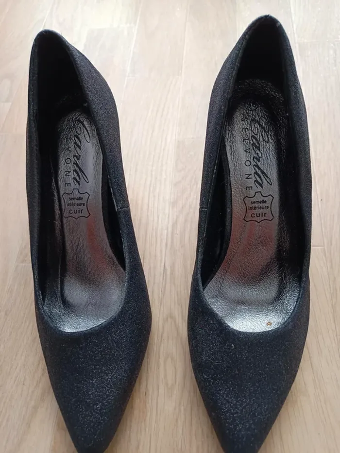 chaussure noir a talon - photo numéro 4