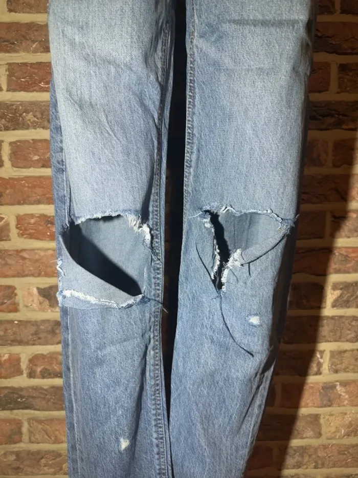 Jeans slim boyfriends Bershka Taille XS / 34 - photo numéro 6