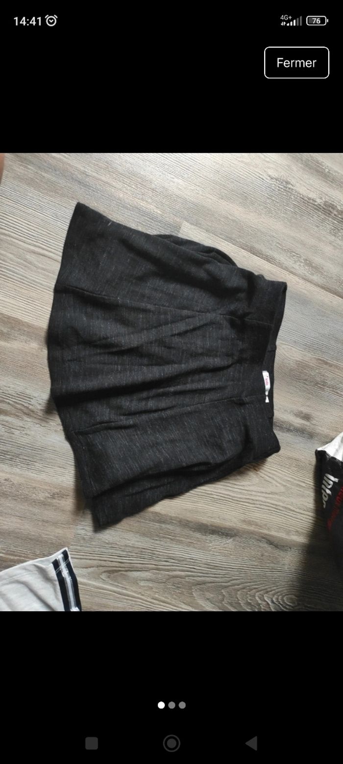 Jupe Gémo gris foncé 5 ans