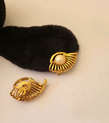 Boucles d'oreilles vintage à clips