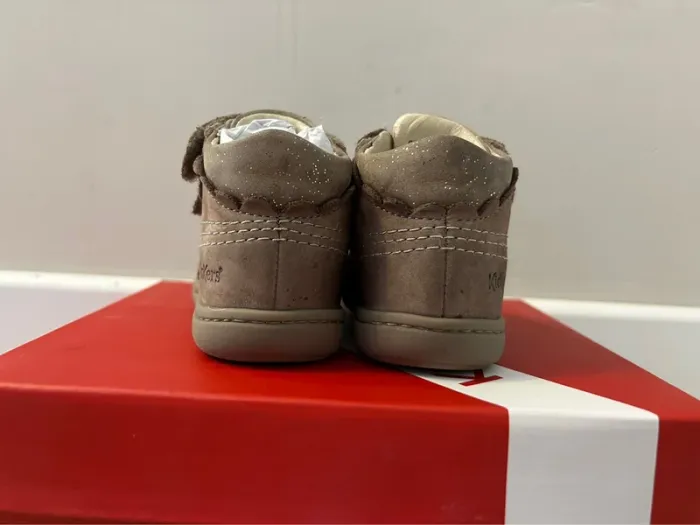Kickers kickmary en cuir taupe 20 - photo numéro 4