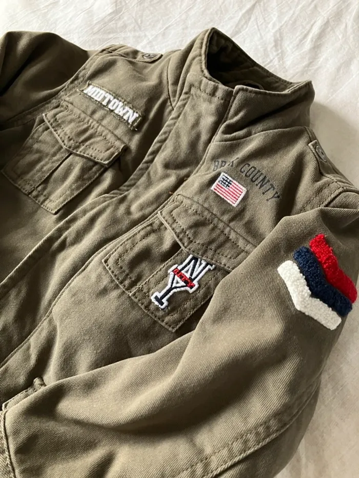Veste kaki garçon - photo numéro 2