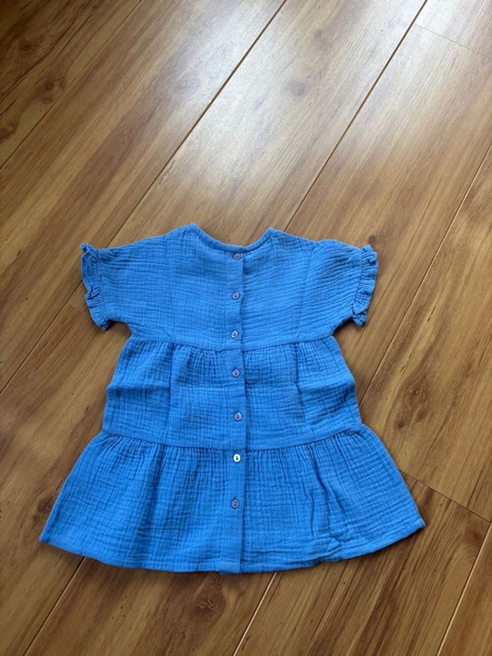Neuf robe bleu / bel & bo / 6 mois - 68 cm - photo numéro 4