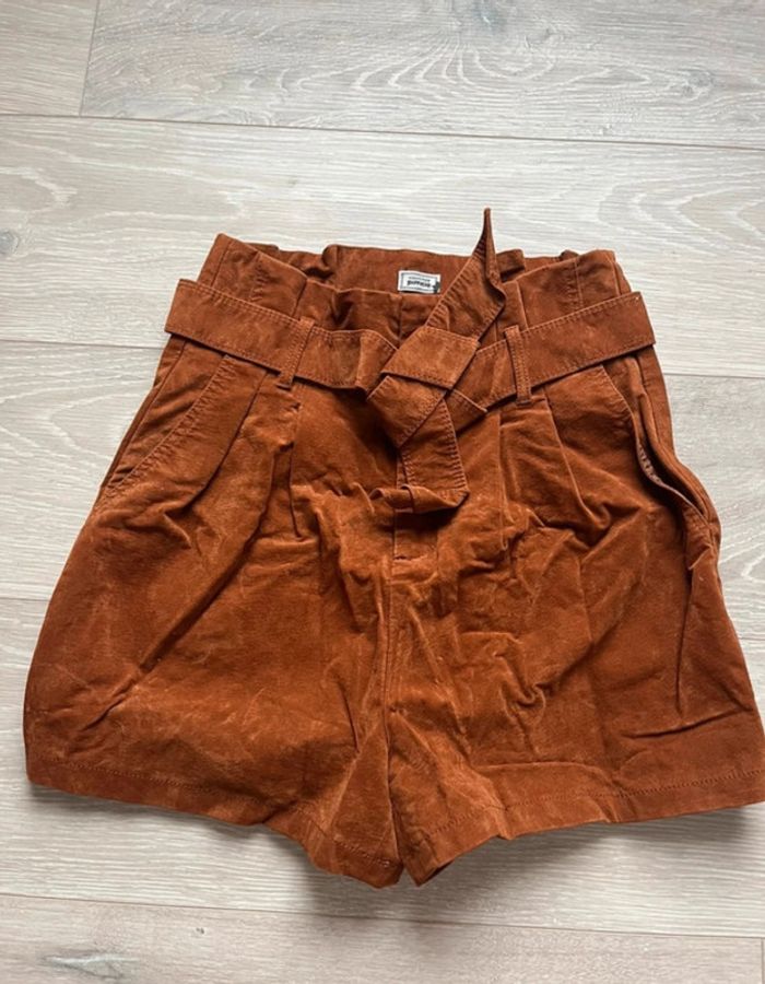 Short daim marron Pimkie