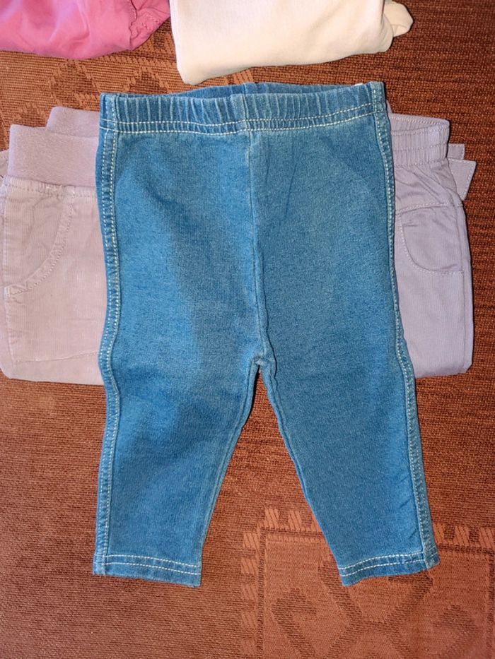 Lot 9 bas/leggings/pantalons 6M - photo numéro 7