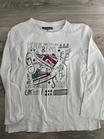 Teeshirt blanc garçon converse 8 ans