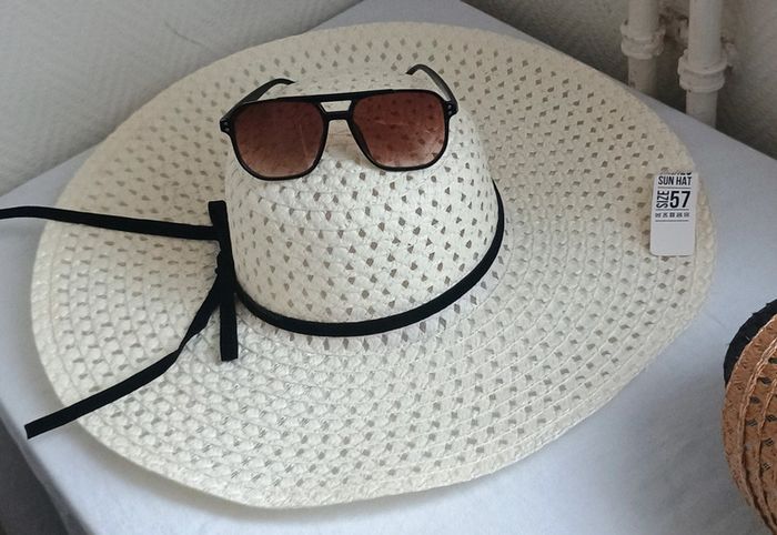 Chapeau + lunettes de soleil été - photo numéro 5