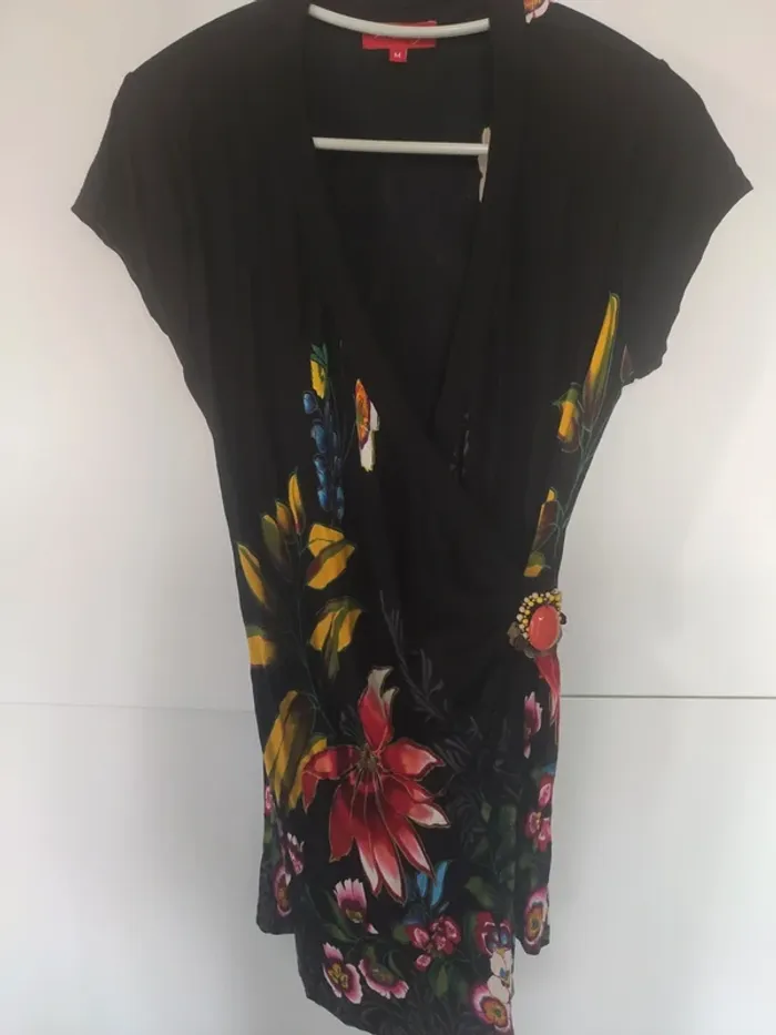 Derhy Ensemble jjupe et top fleuri S - photo numéro 8