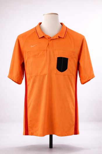 Maillot Arbitre Nike Dri-FIT Orange – Officiel – Taille L – Style Sportswear