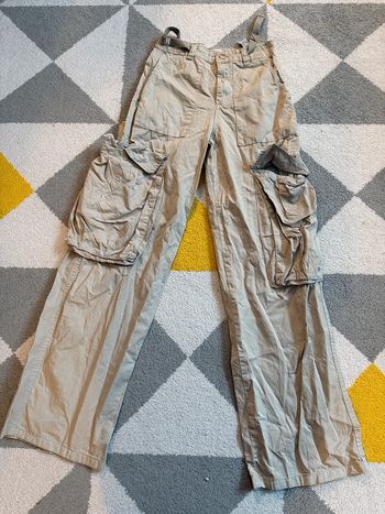 Pantalon cargo à jambes larges Pull & Bear Taille 34