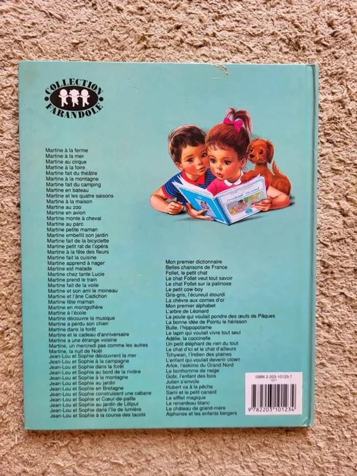 Livre enfant vintage "Martine à la fête des fleurs" de Gilbert Delahaye - photo numéro 2
