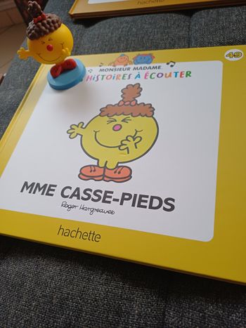 Livre+figurine Mme Casse-pieds
