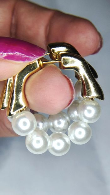 Boucles d'oreilles perles