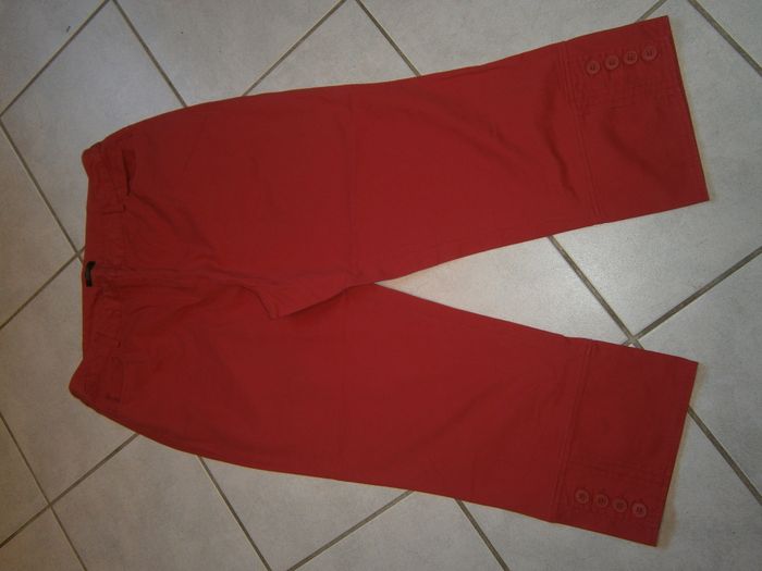 Pantalon rouge DAMART Taille 46