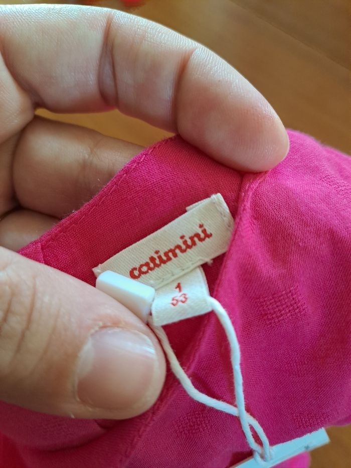 Robe et cache-couche rose - photo numéro 3