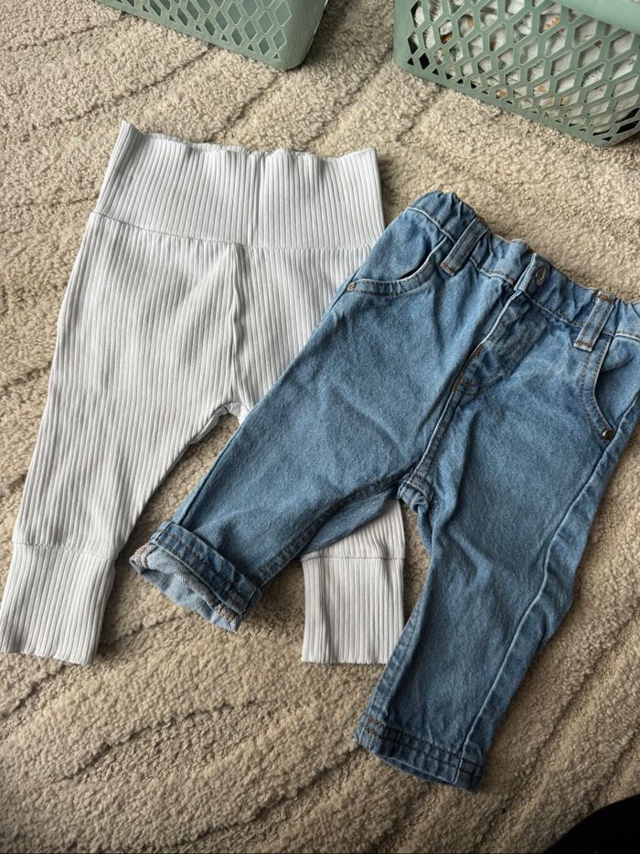 Lot pantalons garçon 6 mois - photo numéro 3