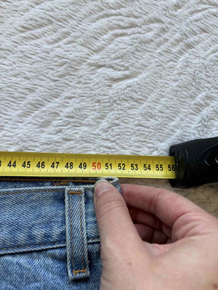 Jean Levi’s homme 505 Regular Fit straight leg W40 L30 (50 FR / XXL) Bleu clair vintage Mexico rare - photo numéro 16