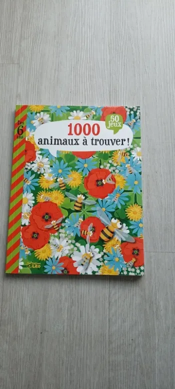 Livre cherche et trouve 1000 animaux à trouver