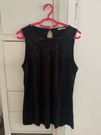 T shirt noir Camaïeu