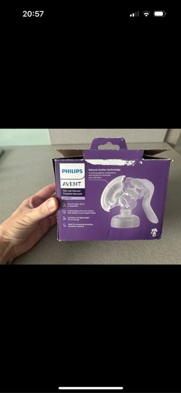 Tire lait manuel Philips avent neuf