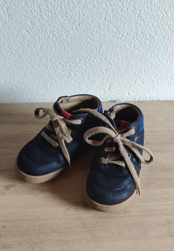 Bottines cuir kickers T22