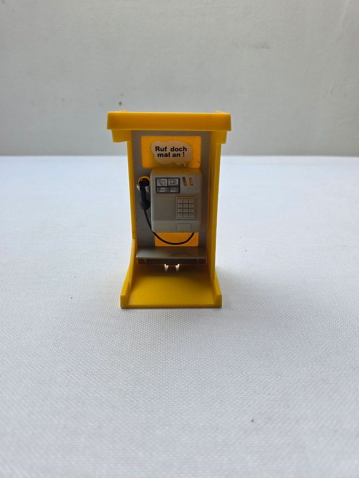 Cabine téléphonique vintage Playmobil - photo numéro 2