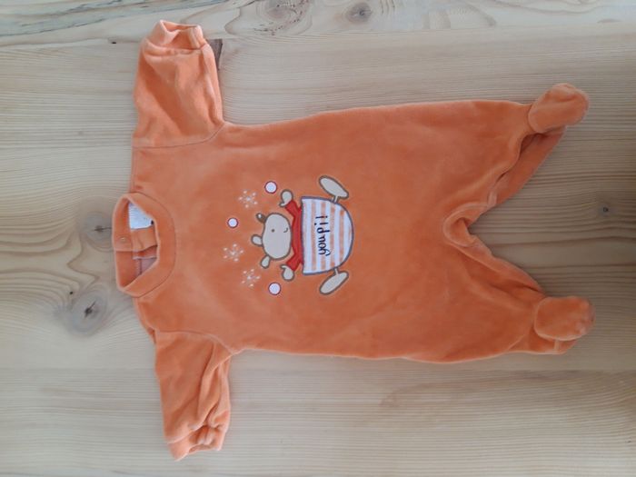 Lot 9 Pyjamas Velours 1 mois - photo numéro 3