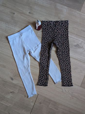 Lot de 2 leggings côtelés Kiabi 4 ans