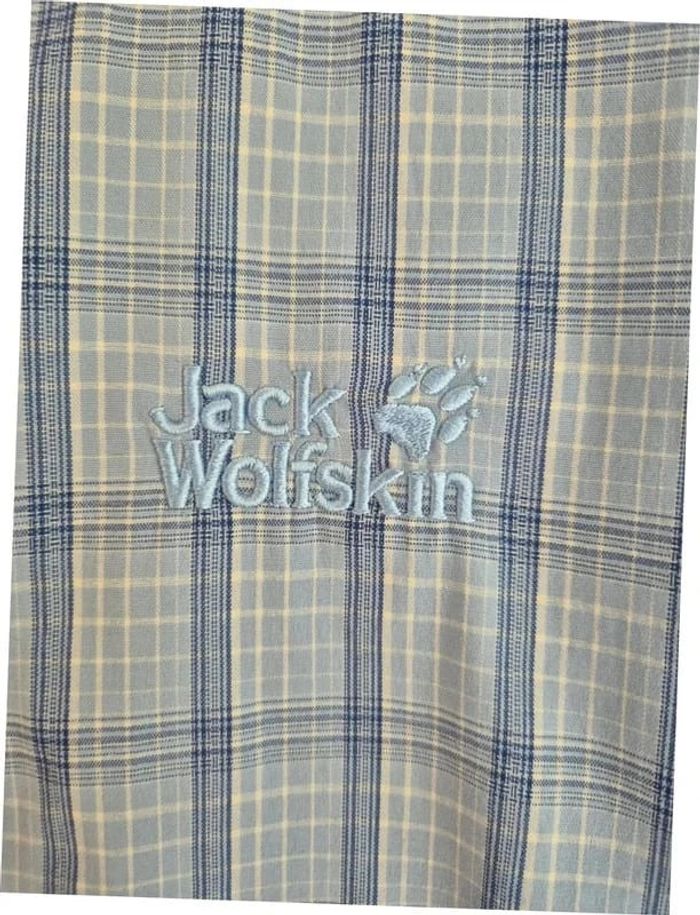 Chemise à carreaux courtes manches homme Jack Wolfskin - photo numéro 3