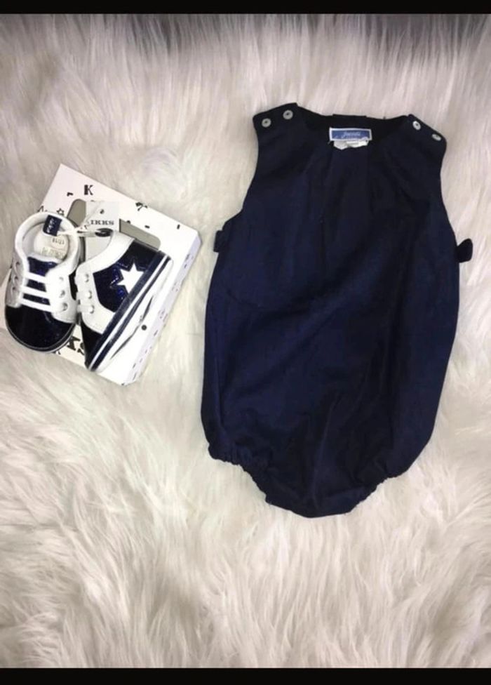 🍒Combi bloomer Jacadi denim 6 mois🍒