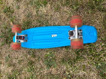 Skate board à led roues lumineuses bleu