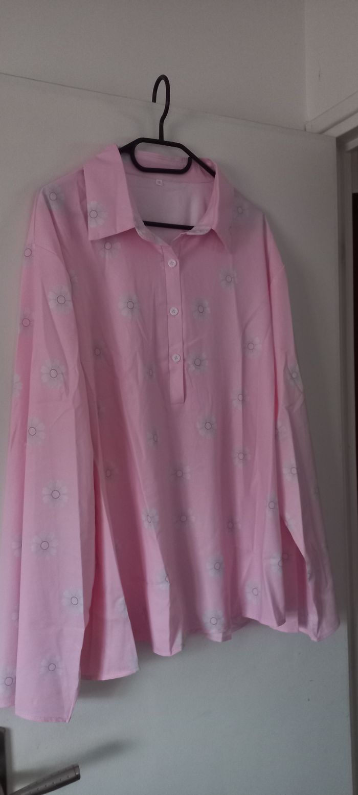 Blouse rose manches longues - photo numéro 9