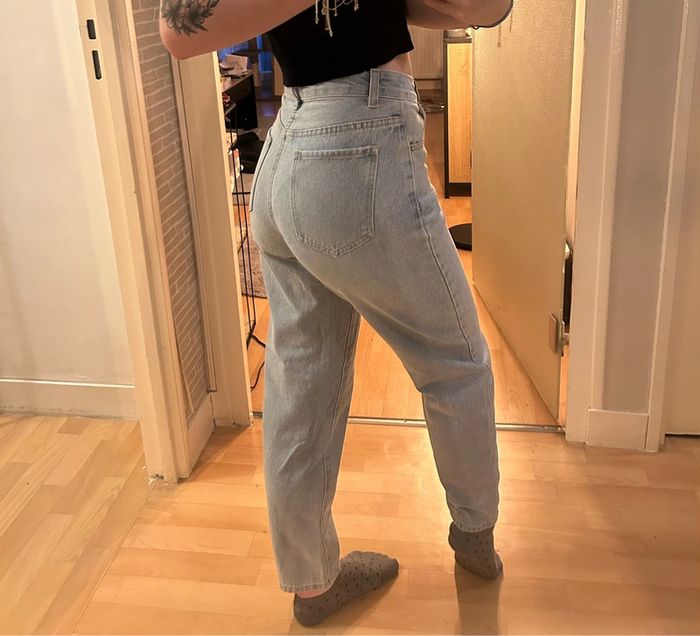 Jean mom taille haute - photo numéro 3