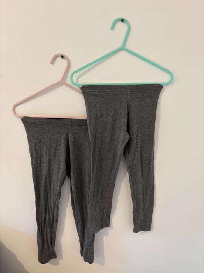 Lot de 2 leggings gris In Extenso – Taille 3 ans