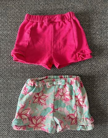 Lot de 2 shorts